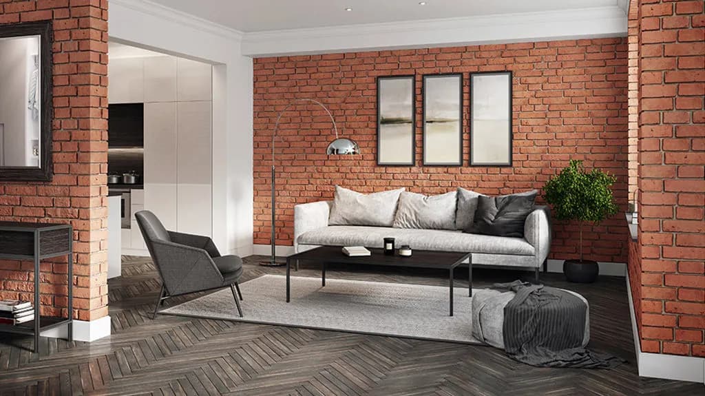 Tapeta jak cegla - jak stworzyć nowoczesne wnętrze z efektem cegły