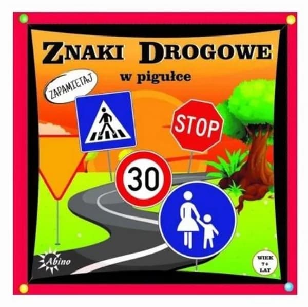 Edukacyjna gra planszowa znaki drogowe - ucz się przez zabawę Edukacyjna gra planszowa znaki drogowe - ucz się przez zabawę