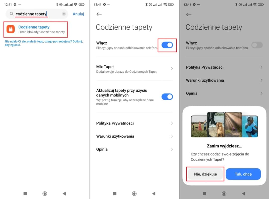 Jak wyłączyć codzienne tapety w Xiaomi i cieszyć się stałą grafiką