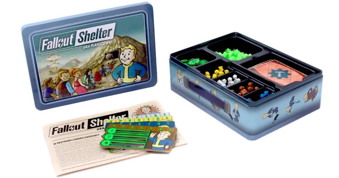 Fallout Shelter gra planszowa – odkryj sekrety przetrwania w krypcie